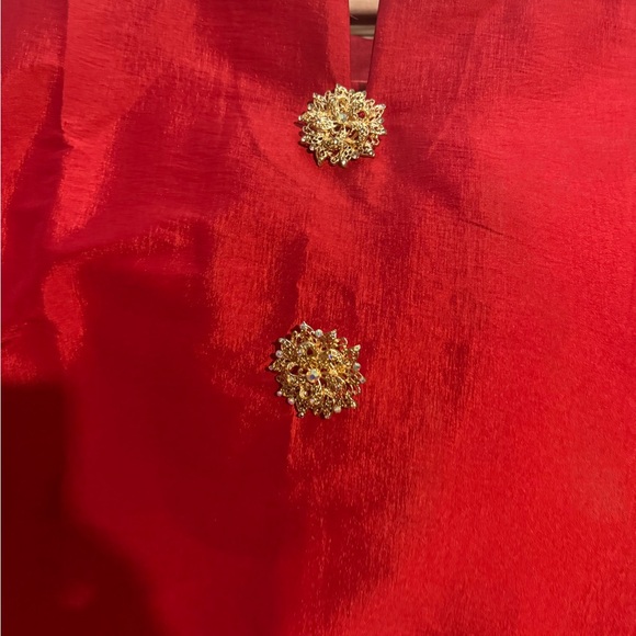 New Red Boubou gown. Elegant dress. African/ Nigerian style - Picture 3 of 8